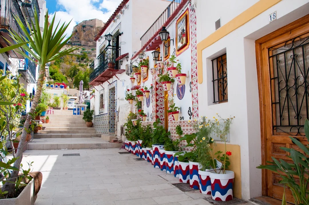 andalusia colourful street